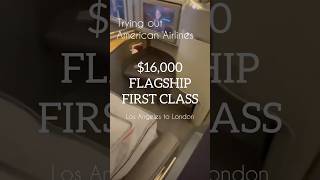 Flying AA&#39;s $16,000 Flagship First Class! How was the experience and was it worth it? #shorts