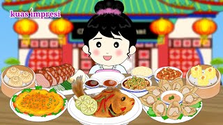 MAPO TOFU, KUNGPAO,PEKING DUCK, FUYUNGHAI, XIOLONGBAO, DIMSUM | CHINESE FOOD ASMR MUKBANG ANIMATION