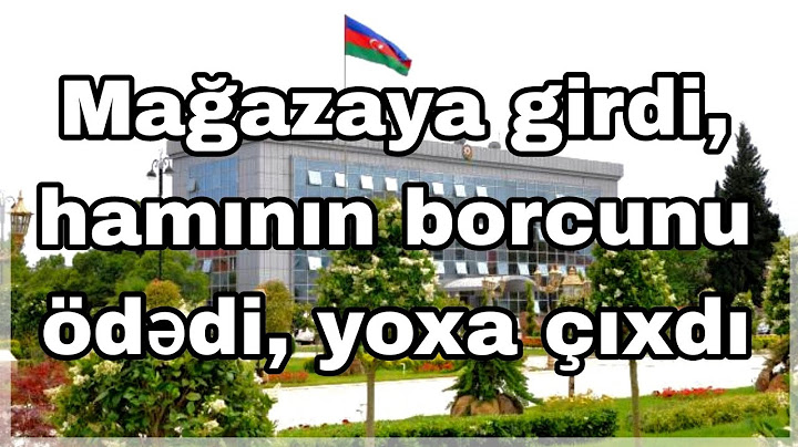 Mağazaya girdi, hamının borcunu ödədi, yoxa çıxdı...