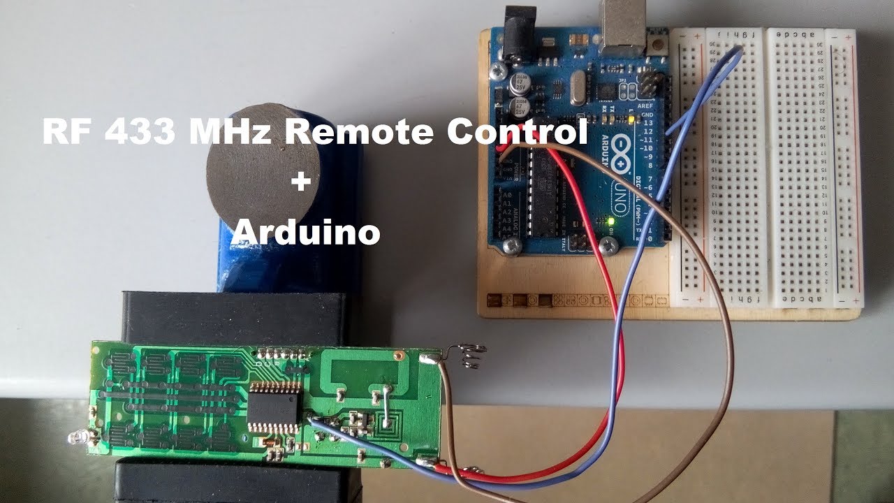 Connect RF 433MHz Remote Control to Arduino and take the control of ...