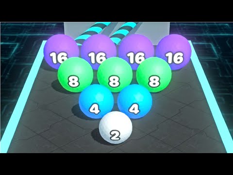 Crazy Ball 2048 - Gameplay Walkthrough 