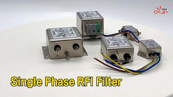 Power Line Single Phase RFI Filter 115V 250V Low Pass With Metal Case