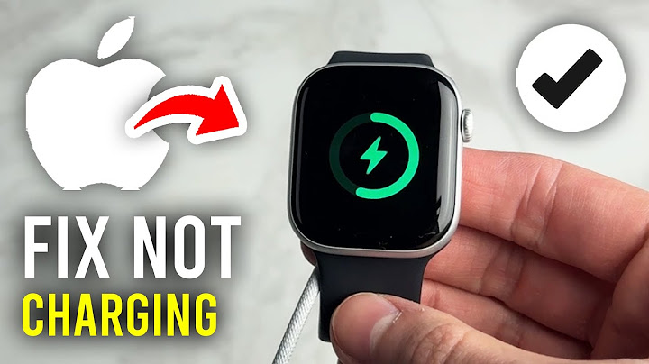 How To Fix Apple Watch Not Charging - Full Guide