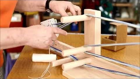 How to Tie Heddles for an Inkle Loom