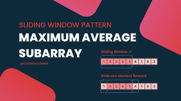 2. Maximum average subarray | Sliding Window | Grokking the Coding Interview