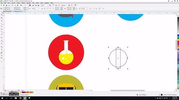 coreldraw tutorial - colorful icons design