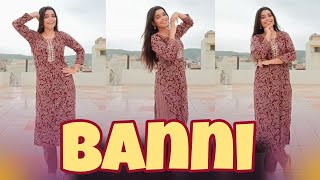 BANNI | Dance Cover | Choreography | Rajasthani | Riya Thadani | 