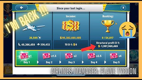 AFTER ALMOST 1 YEAR OF NOT PLAYING - What happened to my account?! - Airlines Manager: Plane Tycoon