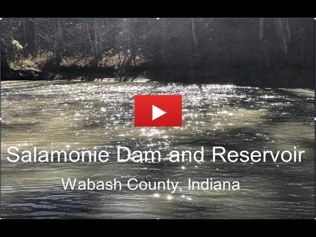Salamonie Dam and Reservoir (Low Water Levels) - Wabash County, IN class=