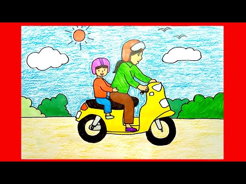 Video VẼ TRANH ĐỘI MŨ XINH BẢO VỆ CHÍNH MÌNH | Vẽ tranh chủ... - youtube