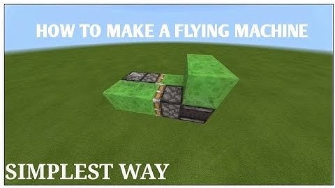 How to make a Flying Machine (SIMPLEST WAY) (0.15.0+)