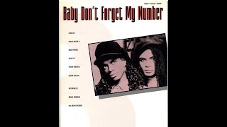 Milli Vanilli  Baby Dont Forget My Number 1988 Single Version Hq