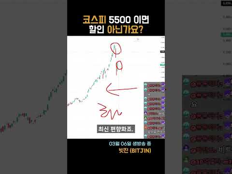 코스피 5500이면 할인 아닌가요?