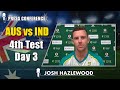 Washington-Shardul stand was frustrating as we were on top at 200/6: Hazlewood