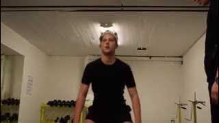 Charlie Gustafsson tränar inför Gabriel Klint