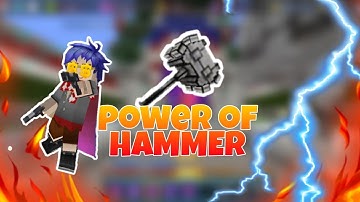 Power of great Hammer!/Build an shoot|Blockman go blocky mods