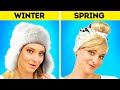 SPRING HAIR and MAKEUP Challenges for Beginners 🪮💄