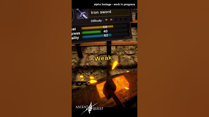 VR Online RPG - Blacksmithing mini-game #psvr2 #mmorpg #virtualreality #rpg