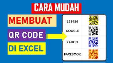 cara membuat qr code di excel dengan mudah