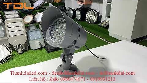 Đèn led rọi cột rọi điểm trang trí sân vườn ngoài trời 10w 18w 20w 24w 30w 36w 54w 2022