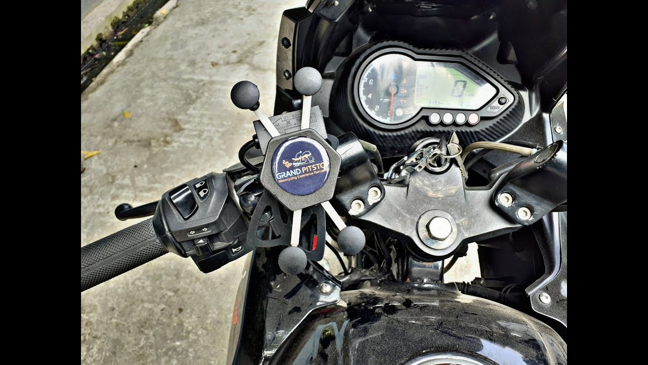 Bike Mobile Holder with Charger Full review unboxing installing