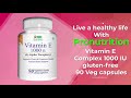 Pronutrition vitamin e complex 1000 iu gluten free 90 veg capsules