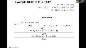 CAV 2022, Invited Talk: Program Verification with Constrained Horn Clauses