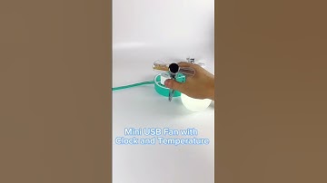 USB LED Fan Link in comments! #usbfan #hologram #holographic