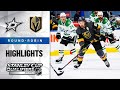 NHL Highlights | Stars @ Golden Knights, Round Robin - Aug. 3, 2020