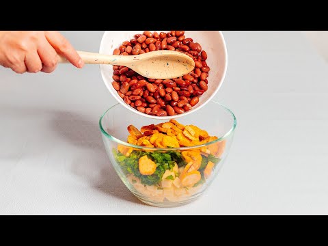 Вкусный салат с фасолью готовится за 5 минут! Новогодний стол на скорую руку 2023