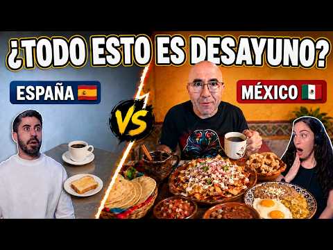 ESPAÑOL PRUEBA POR PRIMERA VEZ EL DESAYUNO MÁS BESTIA DE MÉXICO 🇲🇽