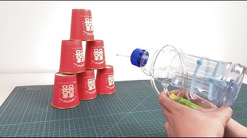 How I Made a DIY Plasma Cannon with a Bottle & Lighter | 2-Minute Build