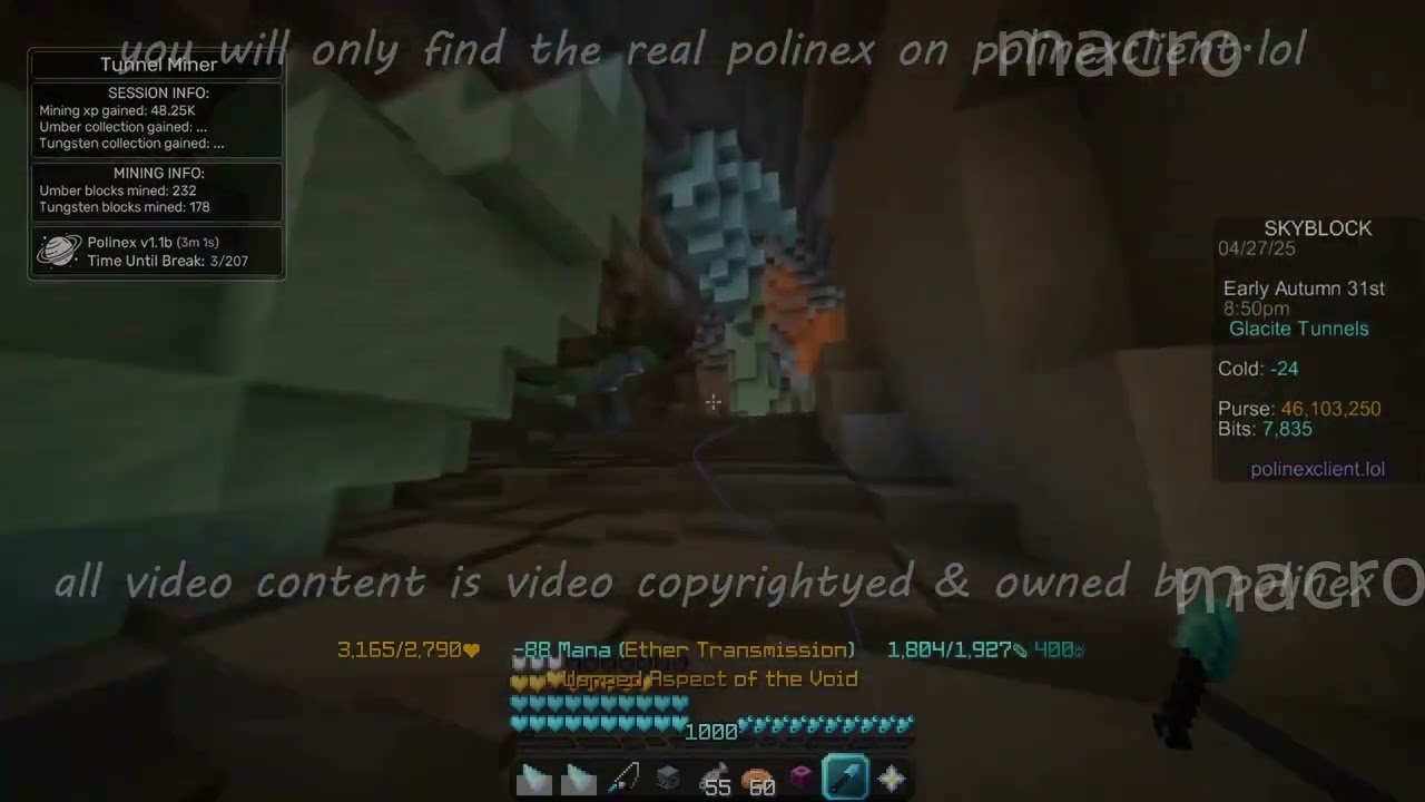 BEST Mining Macro Mod in 2026 Hypixel Skyblock QOL