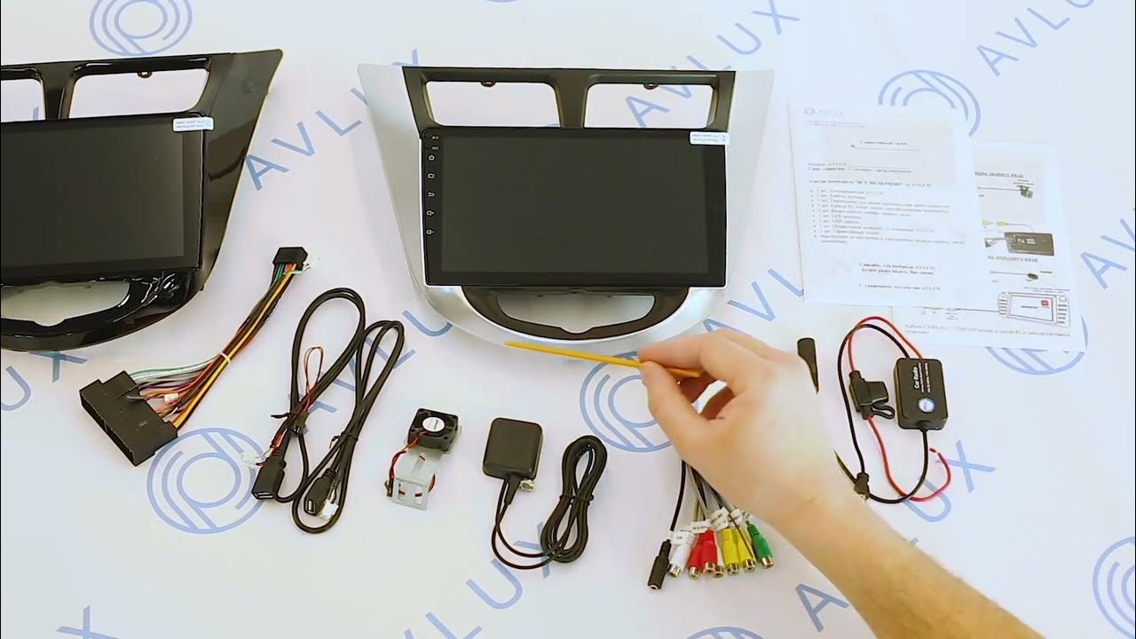 Магнитола AVLUX Хендай Солярис 1 версия ПРО Комплектация - YouTube