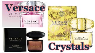 Crystals of Versace: Bright Crystal | Crystal Noir | Yellow Diamond 💎