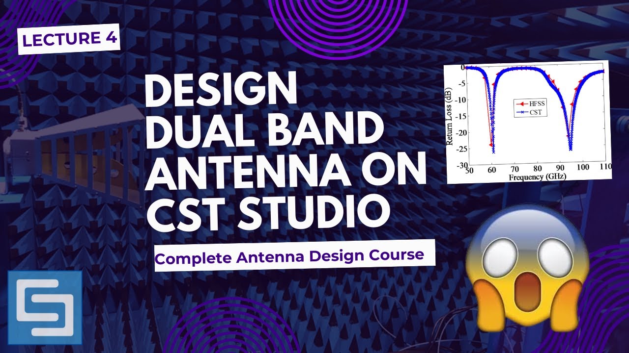 DUAL BAND ANTENNA DESIGN IN CST STUDIO [LECTURE # 04] | #antennadesign ...