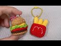 AMİGURUMİ HAMBURGER ANAHTARLIK MODEL ANLATIMI