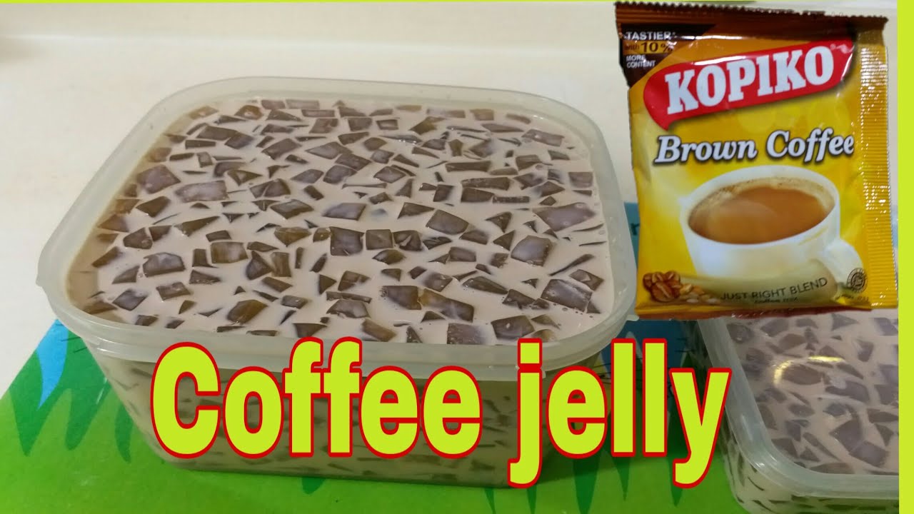 Coffee jelly with kopiko brown YouTube