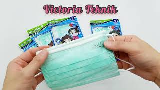 MASKER FIT U MASK ANAK 3 PLY SURGICAL MASK MEDIS ISI 50 MASKER