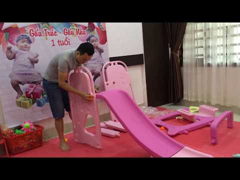 Mua cầu trượt cho bé
