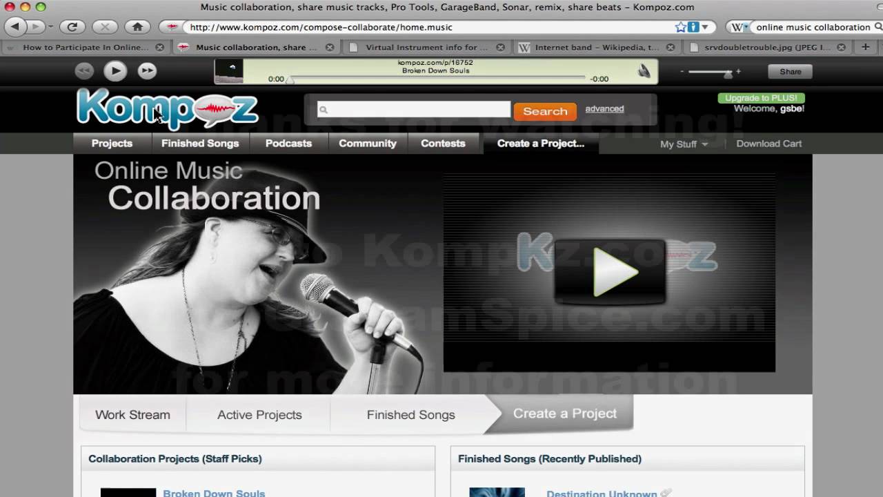 Kompoz.com tutorial - YouTube