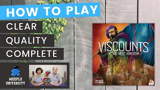 Viscounts of the West Kingdom Board Game - How to Play. A Kickstarter preview by Stella & Tarrant