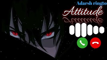 Attitude Ringtone 2025😈☠️ Best Music Ringtone 2025❣️ Attitude Ringtone for everyone 👿💀 @adarsh