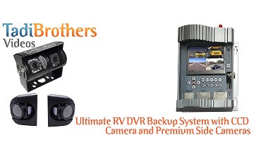 4 Backup Cameras System with Mobile DVR for Commercial Vehicles