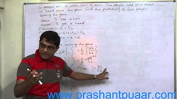 Probability   29   Six persons toss a coin turn by turn