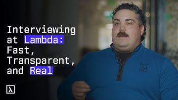 Lambda Interview Insights: Fast, Transparent and Real