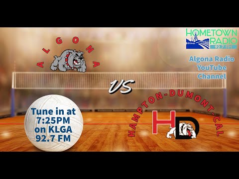 Algona vs. Hampton-Dumont-CAL High School Volleyball