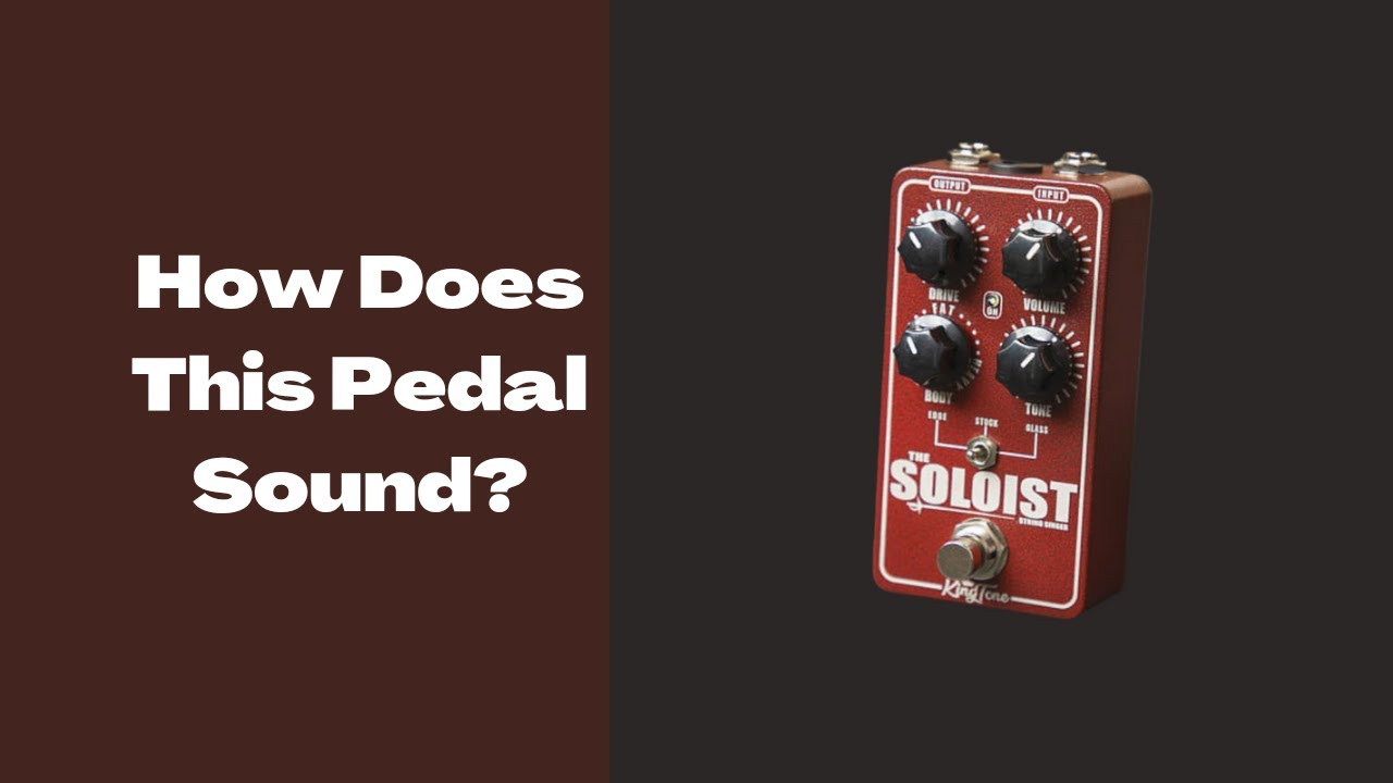 "How Does This Kingtone Soloist Pedal Sound" YouTube