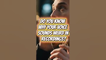 Why You Hate Your Own Voice 😬 #FunFact #shorts  #shortvideos