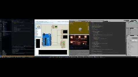 Blender + Arduino + Python + VScode + Proteus 8